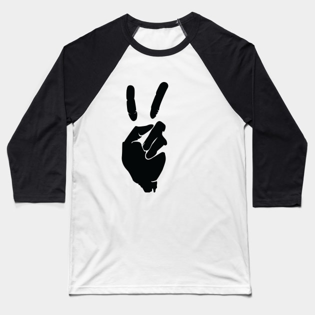 Peace, man Baseball T-Shirt by vancityfilming